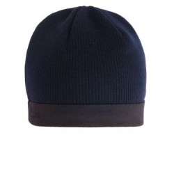 FLEECE-LINED SKULL CAP W/STAR PATCH SEWN