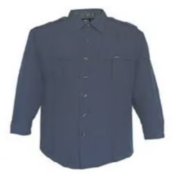 Mens 100% Polyester LS Navy Shirt