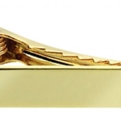TIE BAR/PLAIN GOLD