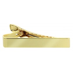 TIE BAR/PLAIN GOLD