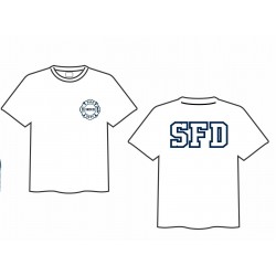 HANES COTTON SS BEEFY T-SHIRT- WHITE