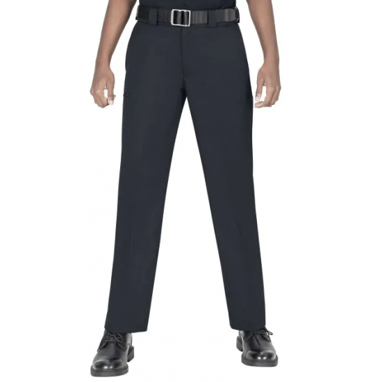 WOMEN'S POLYESTER COVERT (HIDDEN CARGO) POCKET PANT/DARK NAVY