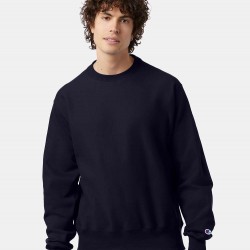 CHAMPION POLY/COTTON SWEATSHIRT- NAVY