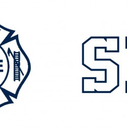 HANES COTTON LS BEEFY T-SHIRT- NAVY