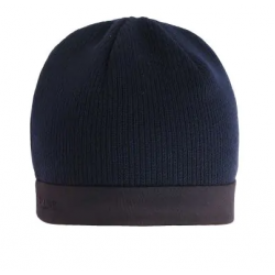 FLEECE-LINED SKULL CAP W/EMBLEM SEWN