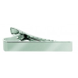 TIE BAR/PLAIN SILVER